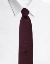 Silk tie with DG logo -  | Dolce &amp; Gabbana