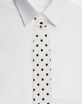 8-cm blade tie in polka-dot twill -  | Dolce &amp; Gabbana