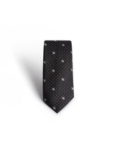 Silk blade tie with polka-dot design and DG logo (6 cm) -  | Dolce & Gabbana