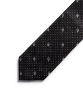 Silk blade tie with polka-dot design and DG logo (6 cm) -  | Dolce & Gabbana