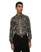 Large coin print 6-cm silk blade tie -  | Dolce & Gabbana