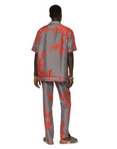 Coral-print silk jogging pants -  | Dolce &amp; Gabbana
