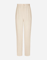 Tailored linen pants -  | Dolce & Gabbana