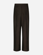 Tailored viscose and linen pants -  | Dolce & Gabbana