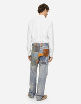Straight-leg patchwork denim jeans -  | Dolce &amp; Gabbana