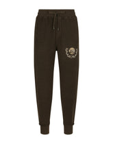 Jersey jogging pants with DG coin print -  | Dolce &amp; Gabbana