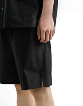 Cotton shorts with jacquard logo -  | Dolce &amp; Gabbana