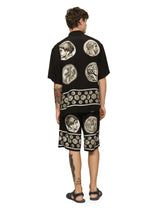 Crêpe de chine Bermuda jogging pants -  | Dolce & Gabbana