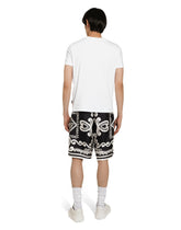Marina-print silk twill shorts -  | Dolce &amp; Gabbana