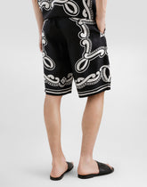 Bandanna-print silk shorts -  | Dolce &amp; Gabbana