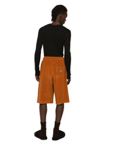 Terrycloth jogging shorts with logo tag -  | Dolce & Gabbana