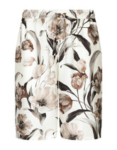 Floral-print silk jogging shorts -  | Dolce & Gabbana