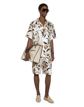 Floral-print silk jogging shorts -  | Dolce & Gabbana