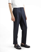 Cotton pants with double darts -  | Dolce &amp; Gabbana