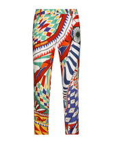 Carretto-print poplin pants -  | Dolce &amp; Gabbana