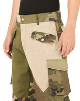 Patchwork cotton cargo pants -  | Dolce & Gabbana