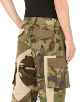 Patchwork cotton cargo pants -  | Dolce & Gabbana