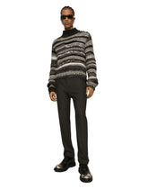 Stretch wool pants with Re-Edition label -  | Dolce & Gabbana