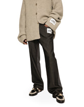 Double-face denim and flannel pants -  | Dolce &amp; Gabbana