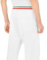 Jersey jogging pants with patch -  | Dolce & Gabbana