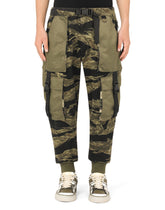 Cotton jogging pants with camouflage print -  | Dolce & Gabbana