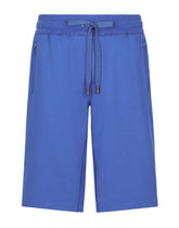 Jersey jogging shorts with logo tag -  | Dolce &amp; Gabbana