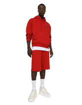 Jersey jogging shorts with logo tag -  | Dolce &amp; Gabbana