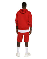 Jersey jogging shorts with logo tag -  | Dolce &amp; Gabbana