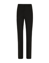 Stretch wool pants with side bands -  | Dolce &amp; Gabbana