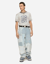 Straight-leg patchwork denim jeans -  | Dolce &amp; Gabbana