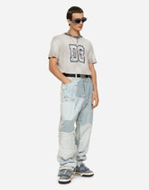 Straight-leg patchwork denim jeans -  | Dolce &amp; Gabbana