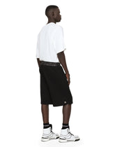 Technical jersey jogging shorts with embroidery -  | Dolce &amp; Gabbana