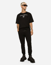 Jersey jogging pants with DG embroidery -  | Dolce &amp; Gabbana