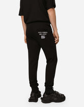 Jersey jogging pants with DG embroidery -  | Dolce &amp; Gabbana