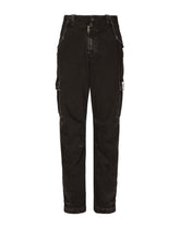 Garment-dyed cotton cargo pants -  | Dolce &amp; Gabbana