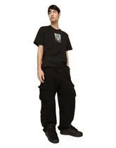 Garment-dyed cotton cargo pants with multiple pockets -  | Dolce &amp; Gabbana