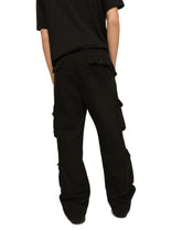 Garment-dyed cotton cargo pants with multiple pockets -  | Dolce &amp; Gabbana