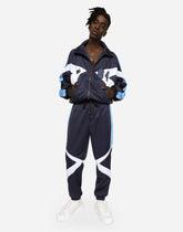 Jersey jogging pants with DG-embroidered patch -  | Dolce &amp; Gabbana