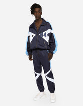 Jersey jogging pants with DG-embroidered patch -  | Dolce &amp; Gabbana