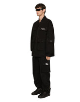 Stretch cotton cargo pants with DGVIB3 print -  | Dolce & Gabbana