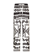Marina-print silk pajama pants -  | Dolce &amp; Gabbana