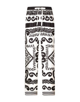 Marina-print silk pajama pants -  | Dolce & Gabbana