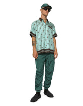 Nylon cargo pants with logo tag -  | Dolce & Gabbana