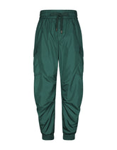 Nylon cargo pants with logo tag -  | Dolce & Gabbana
