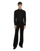 Straight-leg wool tuxedo pants -  | Dolce &amp; Gabbana