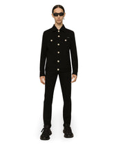 Five-pocket stretch jersey pants -  | Dolce & Gabbana