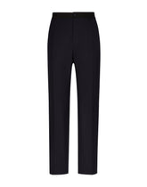 Stretch wool tuxedo pants with straight leg -  | Dolce &amp; Gabbana
