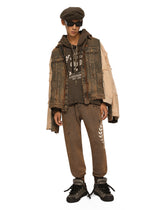 Washed jersey jogging pants with print -  | Dolce &amp; Gabbana