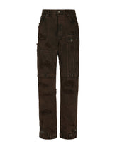 Overdyed patchwork denim jeans -  | Dolce & Gabbana