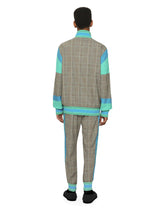 Pinstripe jogging pants with branded bands -  | Dolce & Gabbana
